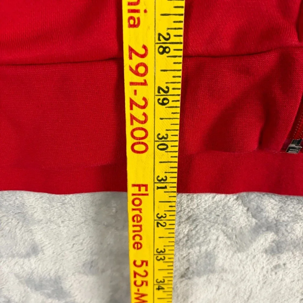 Adidas Men's 2XL New York Red Bulls Soccer Full Zip Hooded Jacket Hoodie Red - Picture 6 of 8